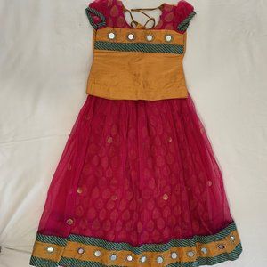 Girls Indian Dress - Designer Lehanga
